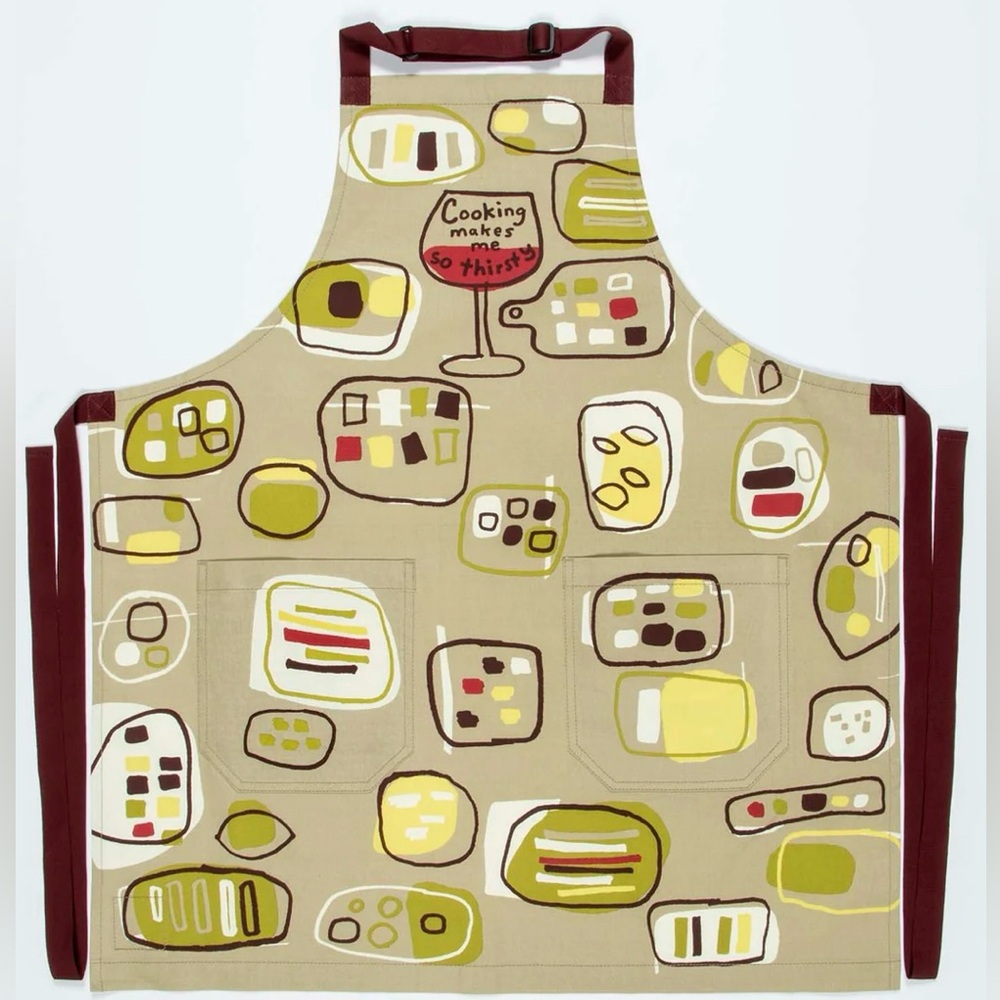 Blue Q Cooking Makes Me So Thirsty Apron